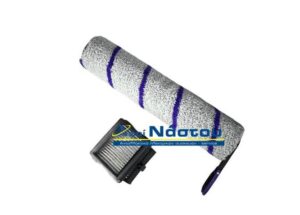 Κυλινδρική βούρτσα + πλενόμενο φίλτρο για επαναφορτιζόμενη σκούπα-σφουγγαρίστρα ROWENTA X-CLEAN 10